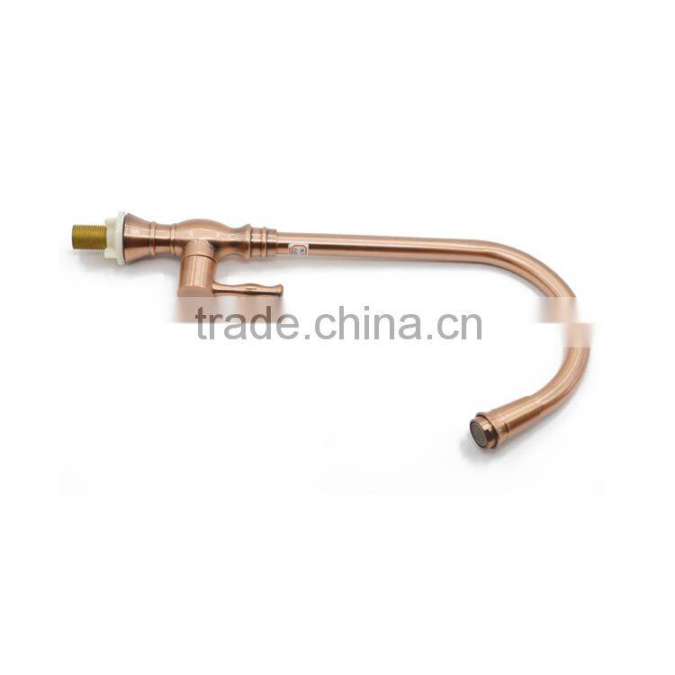 good price commercial red bronze kitchen sink faucet