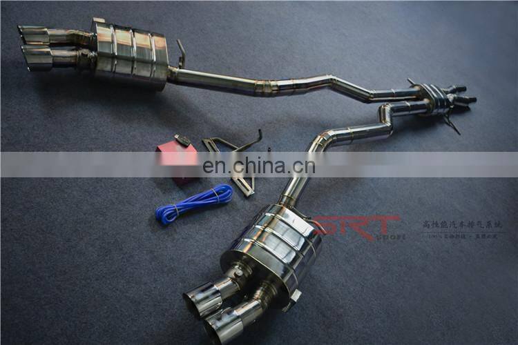 flexible Exhaust Pipe for LAND ROVER RANGE ROVER car exhaust catback with quad double tip