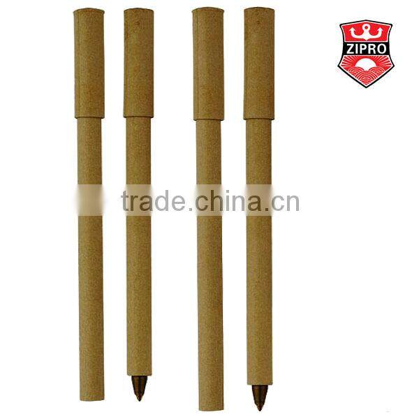 Bio resource Chinese Recycled Kraft Paper Pen, Promotional Paper Pen