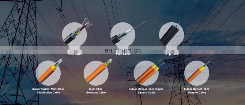 4, 6, 8, 12, 24, 36, 48 Multi-Fiber Breakout Cable (GJBFJY) MM SM G652D G657A Indoor Optical Fiber Cable