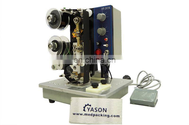 1-3line Date Coding Machine Electric Ribbon Coding Printer/date coding