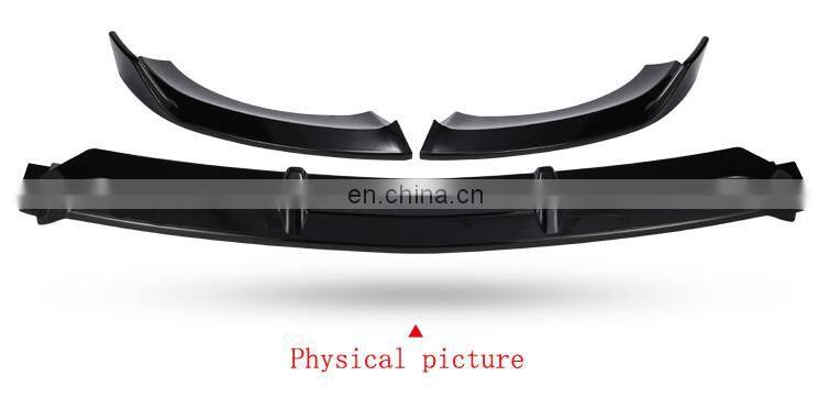 Honghang Factory Manufacture Car Exterior Parts Front Lips, Carbon Color Front Chin Spoiler For W212 E200 E260 E300 2014-2015