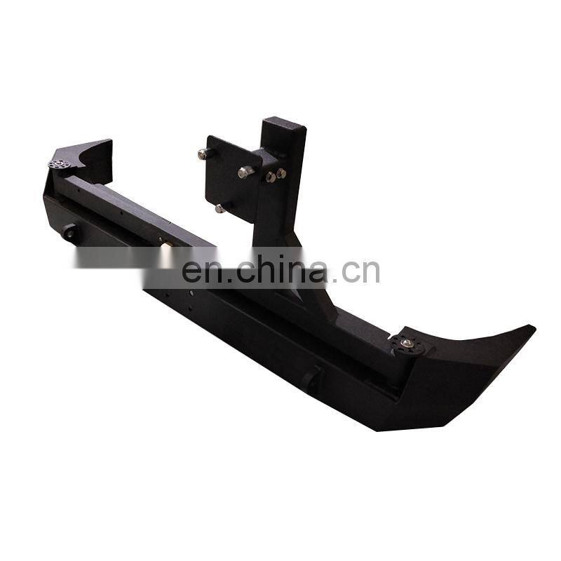 Car Black Rear bumper for FJ Cruiser 2007+ with Spare tire rack SUV Auto tire carrier back bumper Body kits