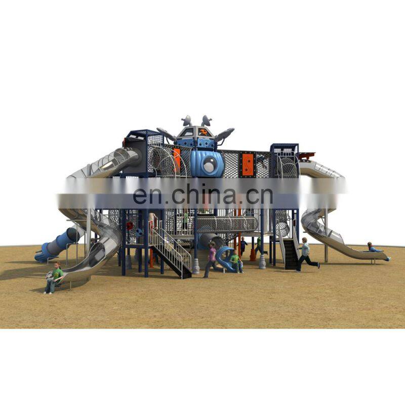 kids daycare playground equipment plastic outdoor playground with swing