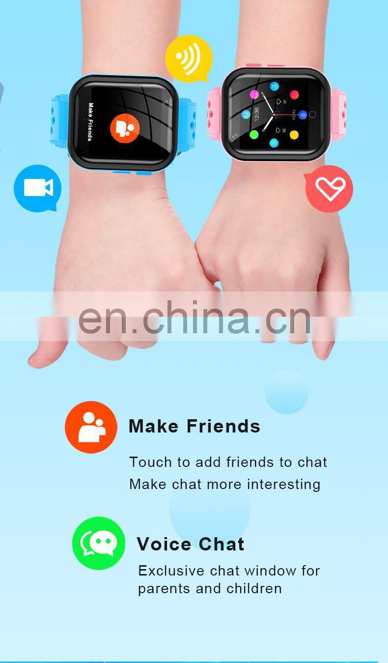 Outdoors gps tracking device smartwatch long life battery sim sos touch camera child mobile watch phone