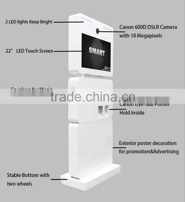 Newest Fashion Digital Advertising Photo Booth Machine