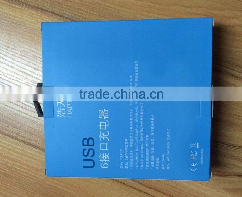 2015 New Products Multiport Usb Travel Charger for Tablets and Phones