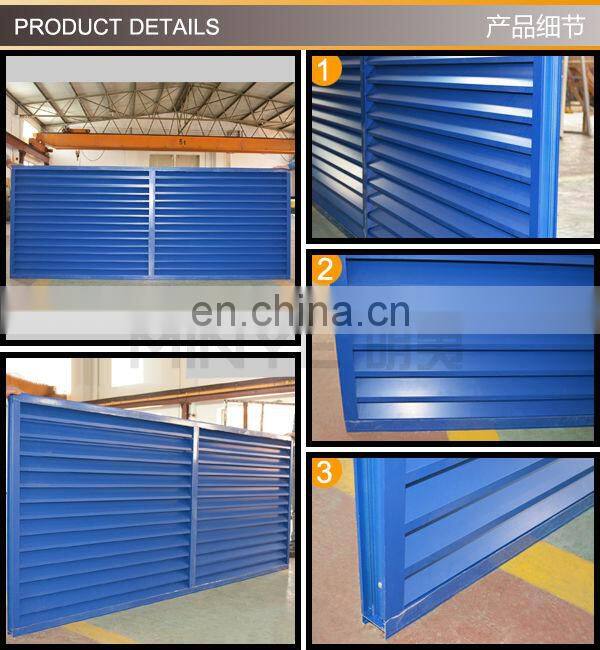 Customized aluminum profile Sunshade Adjustable Fixed plantation shutter