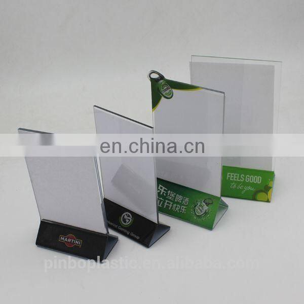 Plastic Table Stand Menu Holder Table Tent