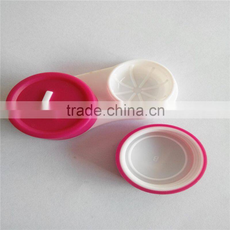 colorful big eye contact lens container