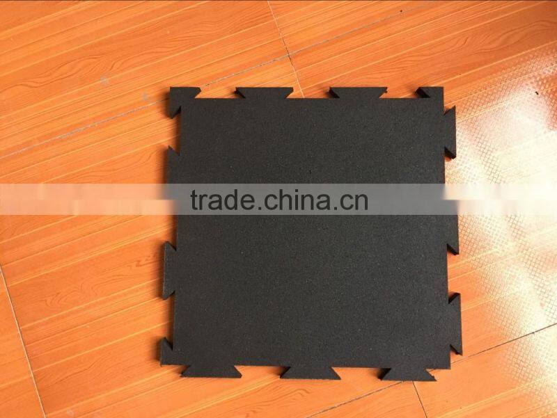 Qingdao factory produced 2016 style rubber material floor mat for gym