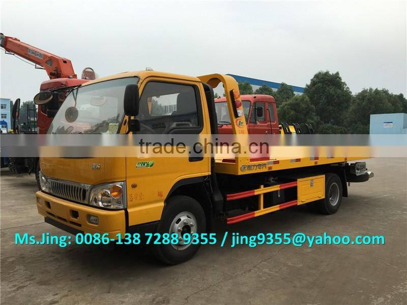 Good quality 3800 / 3815mm wheelbase flatbed tow truck platform 5600*2350 mm on sale in the South America