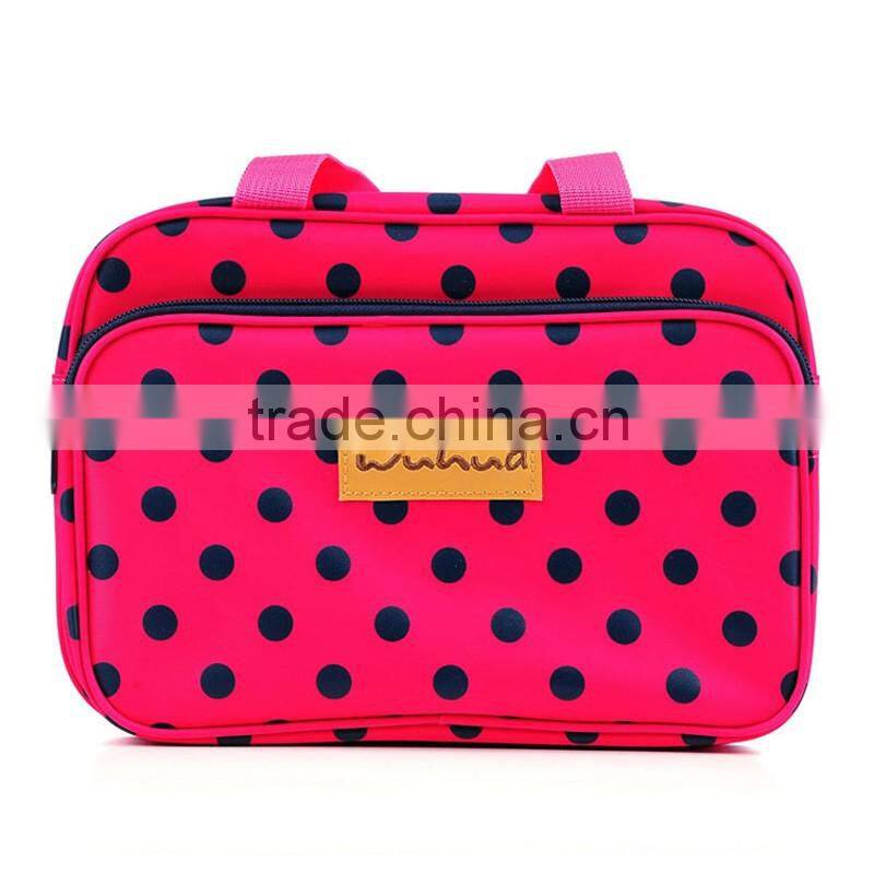 Stock dot nylon mommy handbag ladies bags holding baby bag handbags wholesale