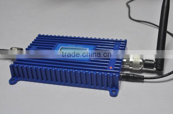 UMTS signal repeater AWS mobile signal booster 1700/2100mhz signal amplifier with Lcd display for home&office