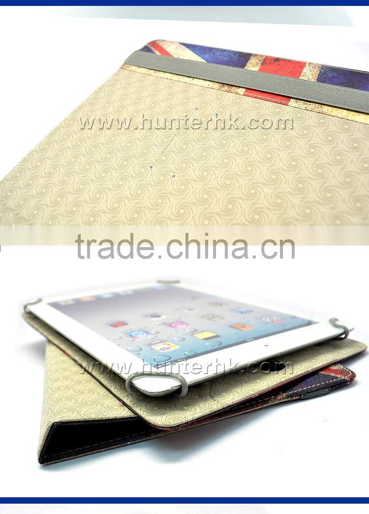 Printed Union Jack Universal Rotating Tablet Case