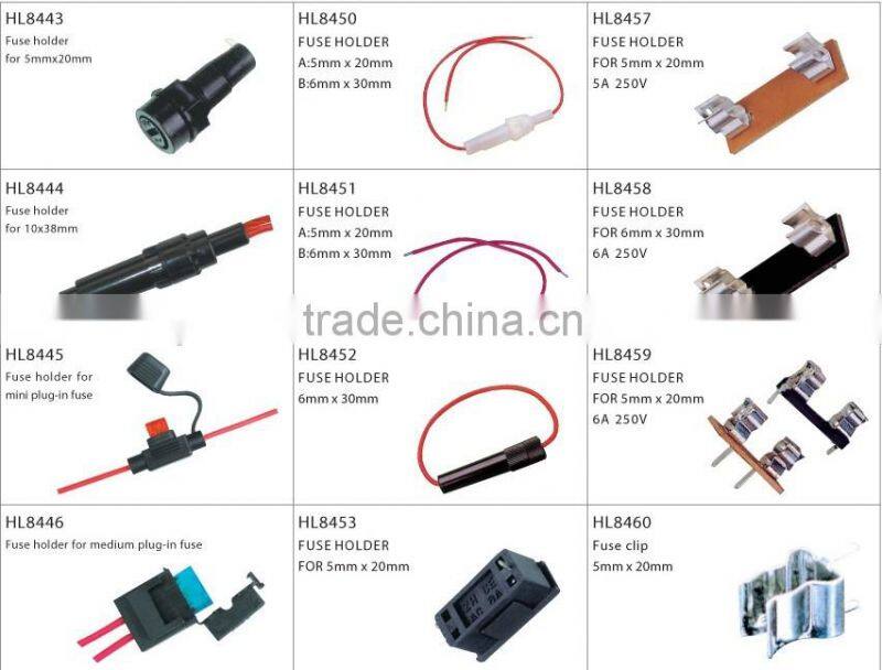 15A In-Line Mini Blade Type Fuse Holder lead wire