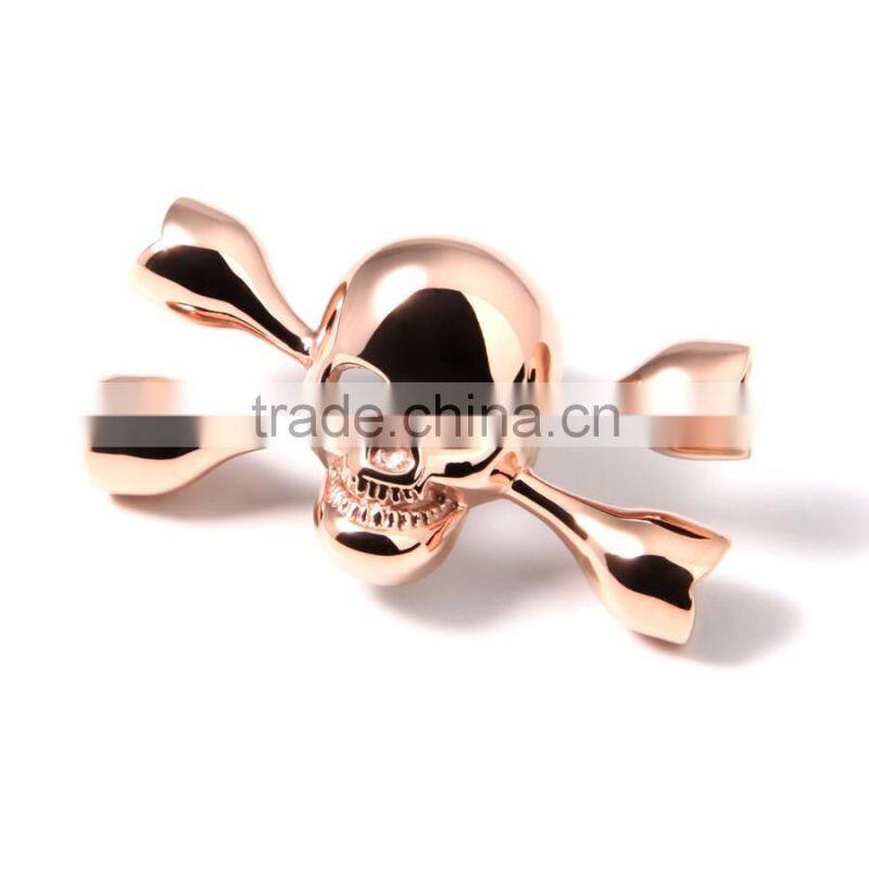 2016 Nes Design 316l Stainless Steel Skull Clasp, Luxury 18k Gold Jewelry Clasp, Popular North Skull Clasp