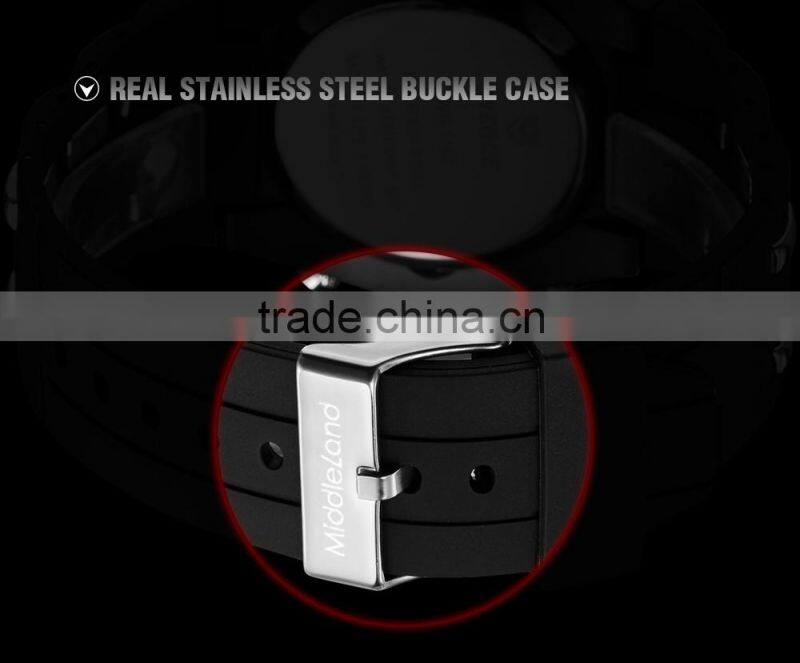 MIDDLELAND 8015 High Quality Cheap Stainless Steel Watches, Sports Watches, Mens Watches On Sale