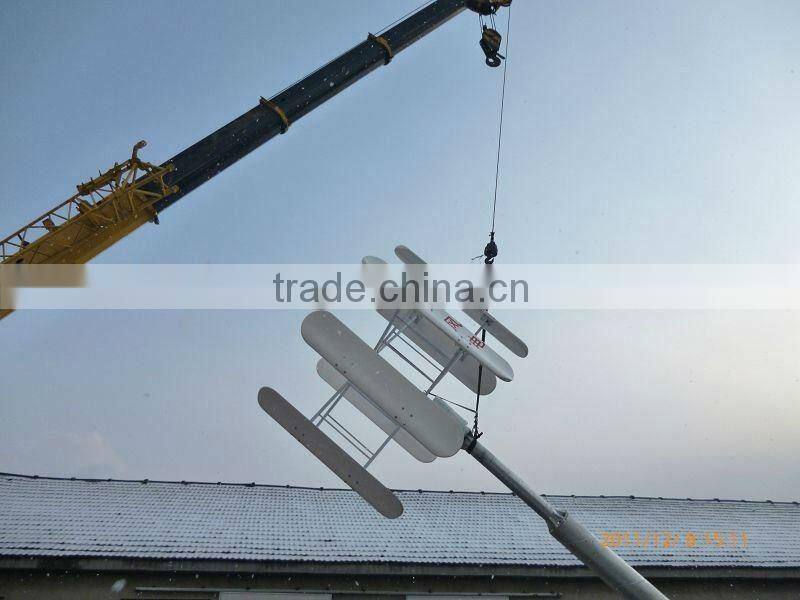 vertical 10KW wind solar hybrid generator with CE approved