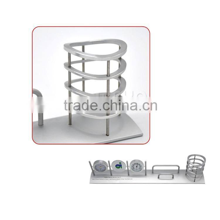 New designed desk clock temperature gauge shelves combination