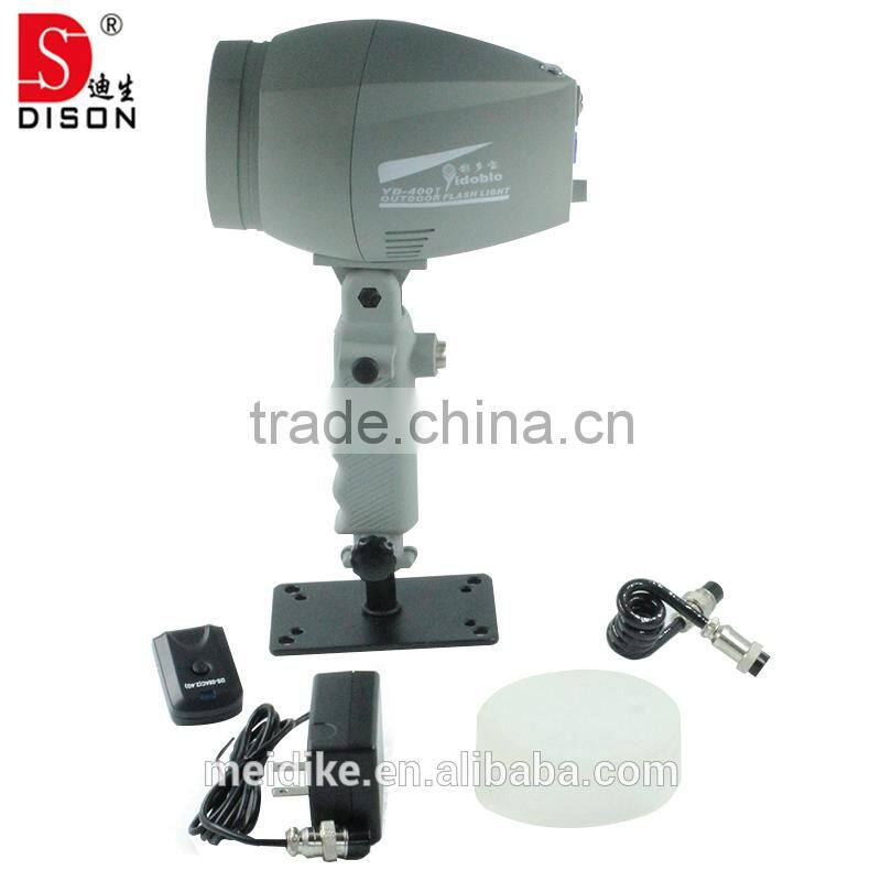 Built- in battery pack type led power flash light portable camera flash light