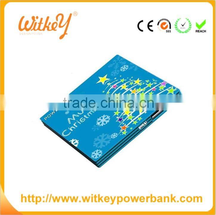 Super slim Aluminum and ABS material mobile power bank 2500mAh