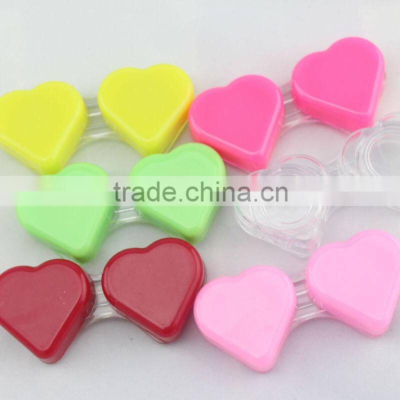 special heart shape contact lens case /container