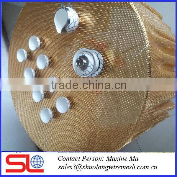 factory price fashion copper fabric cloth ,wire mesh fabric