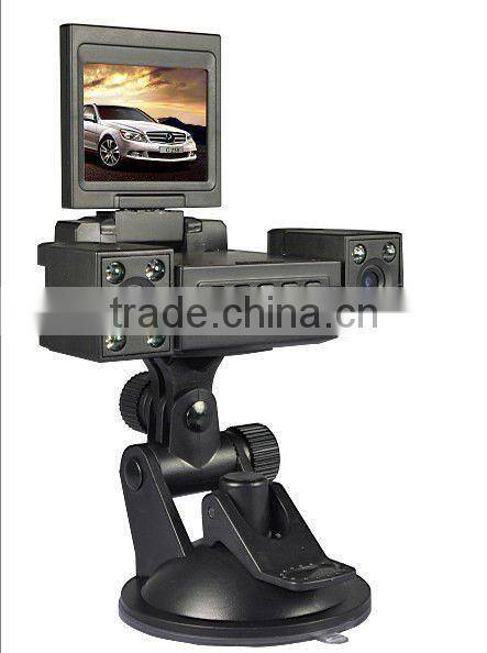 HD double lens,2inch TFT LCD screen,car black box,8night lights,car DVR