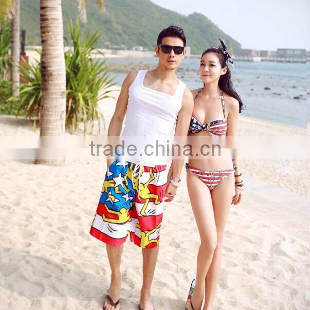 Beautiful printed stars beachwear swimwear