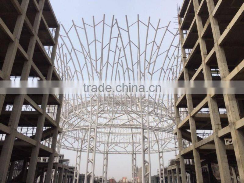 qualified design steel construction structure football stadium