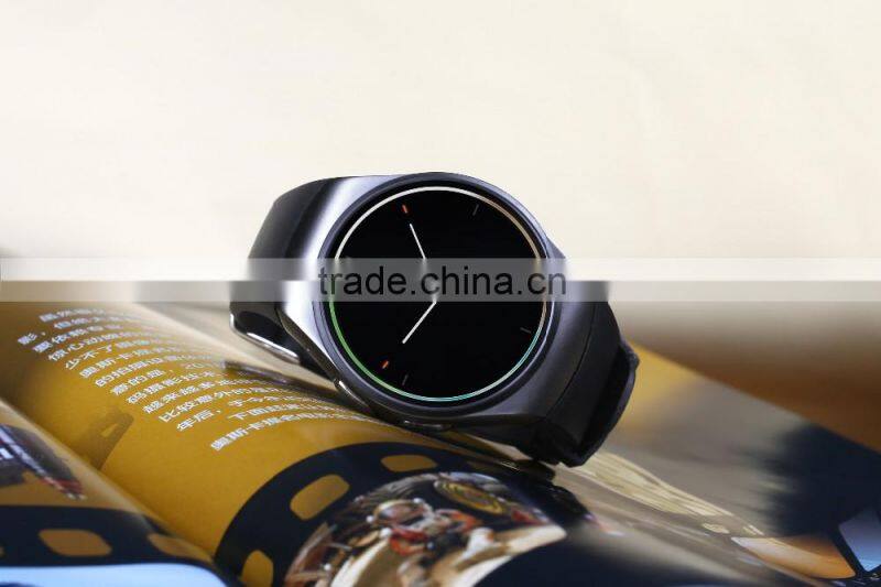 Full Display Round IPS Screen LCD MTK2502C BT4.0 Smart Watch Phone KW18 smart watch