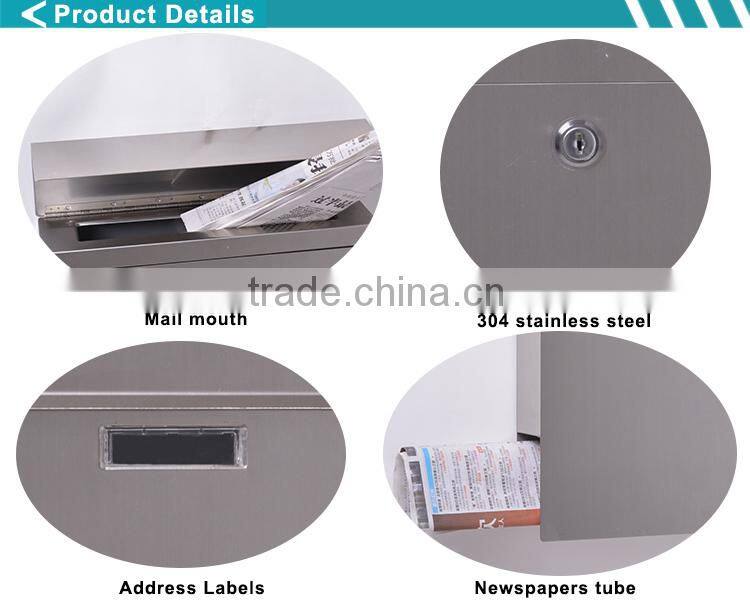 Die Casting Stainless Steel has Paper Barrel American Mailbox