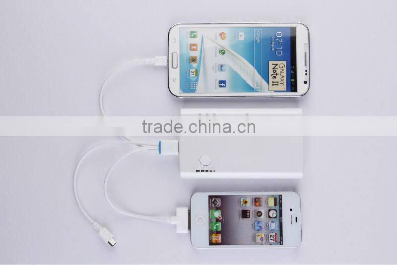 Power charger with emergency car jump starter