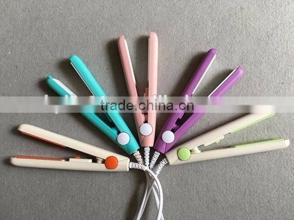 New Arrival Mini Electric Flat Iron Hair Straightener