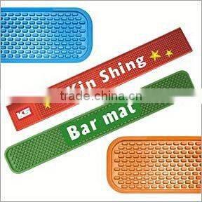 2016 China factory custom pvc bar mat