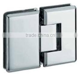 180 degree square glass to galss bathroom shower hinge/ High quality zinc alloy stainless steel glass door clamp(WL-8103)