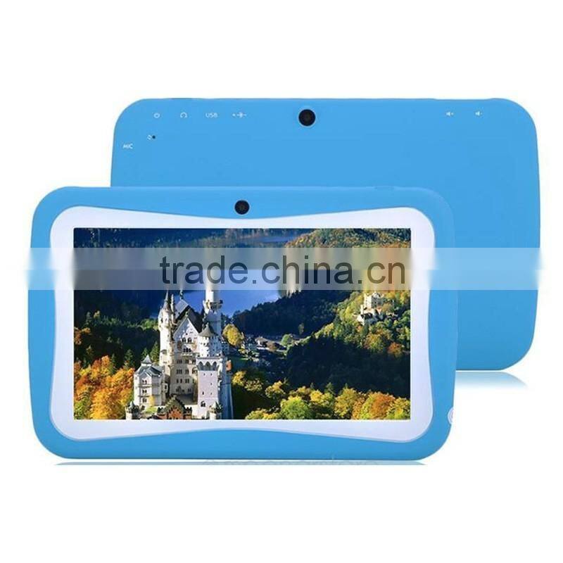 Kid Proof Silicone Kids 7 inch Tablet Case Quad Core Android 4.4.2 Good Quality Tablet PC android 4.2 Tablet For Gaming