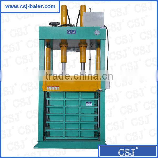 Textile waste baler hydraulic waste coarse linen clothes baler machine