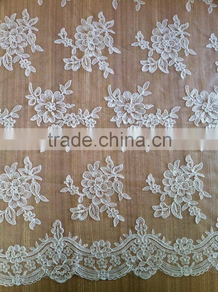 Newest style promotional cord laces fabric