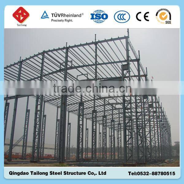 Small prefabricated steel fabrication workshop layout