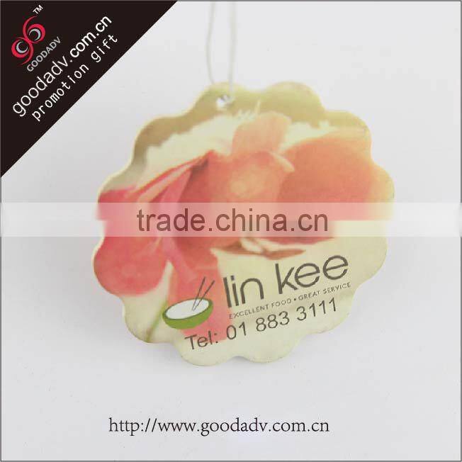Hot new product for 2016 Customized hanging paper air fresheners /bulk air fresheners
