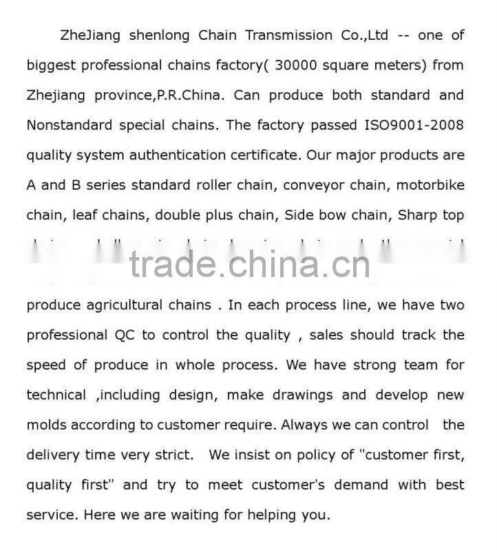 Industry steel conveyor roller chain