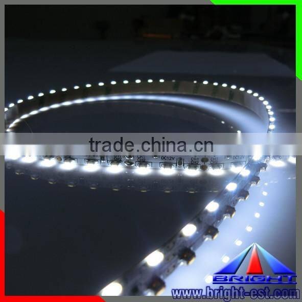 White color led ribbon flexible led light strip double color double row side view led strip led 3014