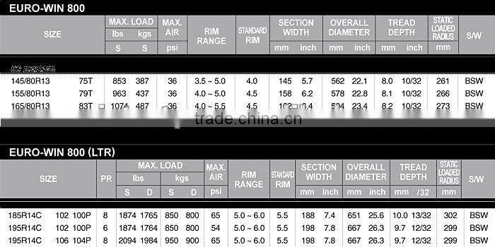 Roadstone Winter Tyres Euro-Win 800