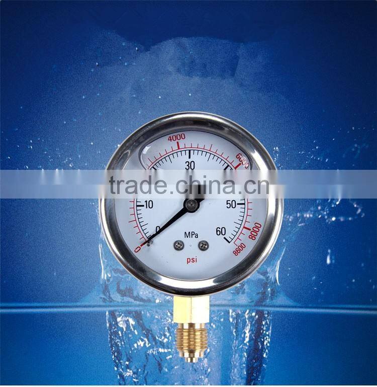 ningbo sales low pressure gauge for gas differential pressure gauge