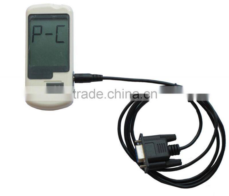 2015 new design High Quality Big Screen Glucose Meter With PC-link USB Cable/ Precise silver strips/ No pain function lancet pen