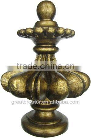 Home Decor Black Classic Ball Bed Finials