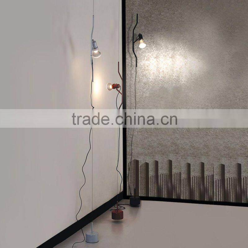 Aluminium Carbon Steel Fabric Adjustable Floor Lamps for Rooms