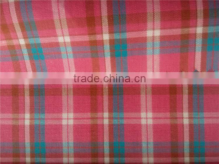 China supplier 100% cotton woven yarn dyed fabric
